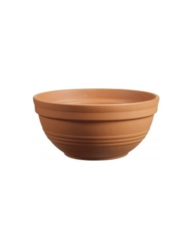 tarvisium vaso ciotolone rigato in cotto 37 cm