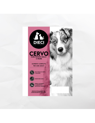 dieci dog 2kg grain free adult cervo...