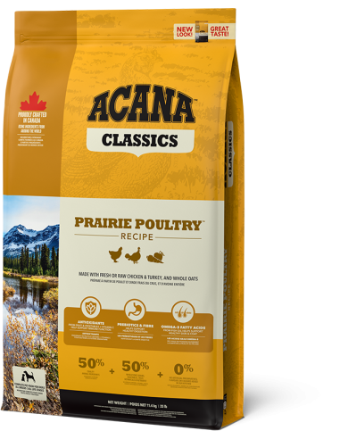 acana dog classics prairie poultry...
