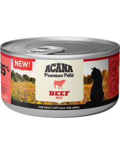 acana cat 85gr lattina premium pate' manzo acwpcbel0085