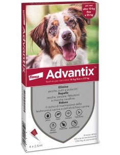 advantix dog 10-25kg 4 fiale