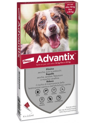 advantix dog 10-25kg 4 fiale