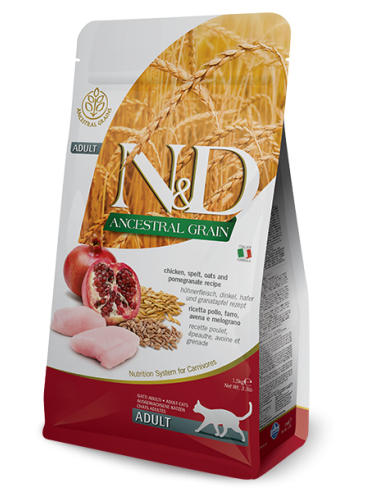 farmina cat 1,5kg n&d ancestral grain...