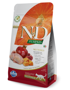 farmina cat 5kg n&d pumpkin...