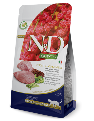 farmina cat 1,5kg n&d adult weight...