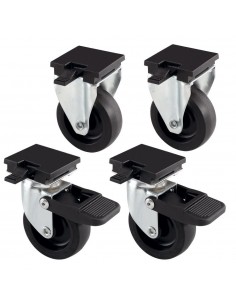 ferplast kit ruote per atlas 50/60 4pz l388b 93396000