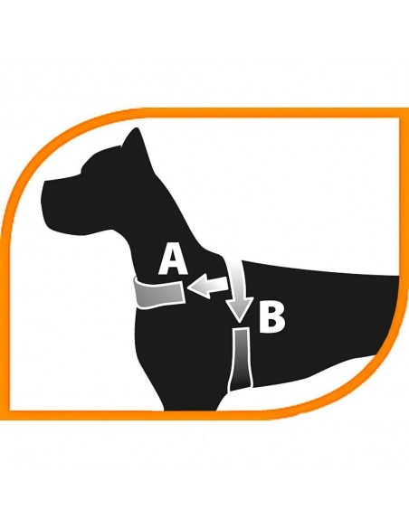 ferp dog pettorina daytona large rosso 75578922