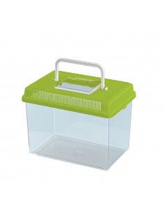 ferplast acquario in plastica con coperchio geo medium