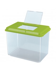 ferplast acquario in plastica con coperchio geo maxi