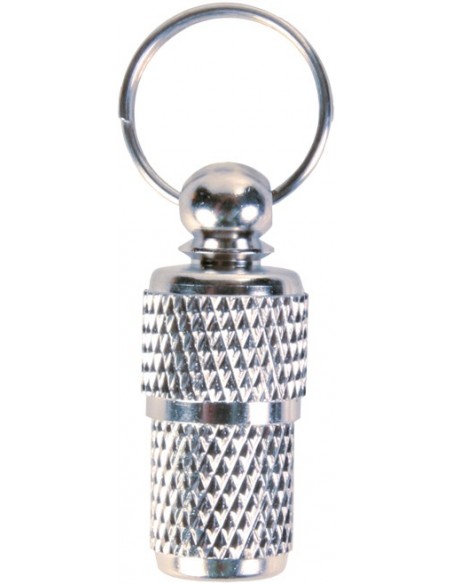 tx2275 dog porta indirizzo in metallo cromato