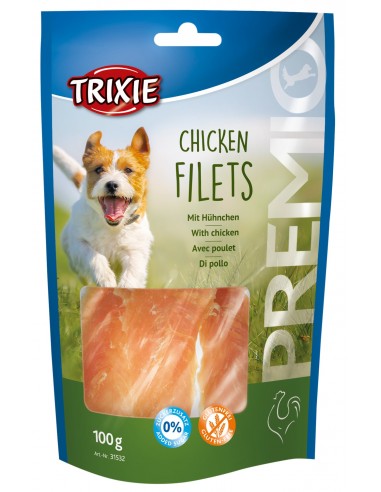 tx31532 dog snack chicken filets 100gr