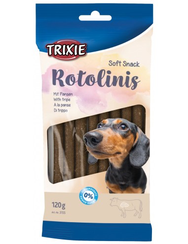 tx3155 dog snack rotolinis alla trippa 12pz-120gr